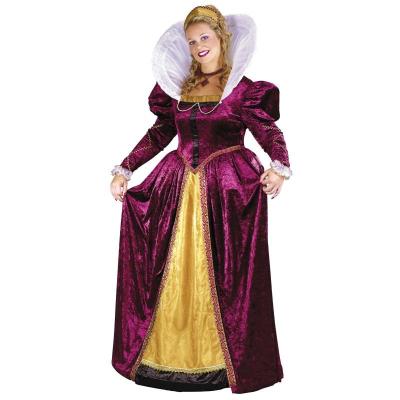 China Queen Elizabeth Handmade Adult Plus Costume for sale