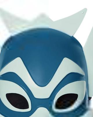 China PVC Zuko Half Blue Spirit Mask - Avatar: The Last Airbender for sale