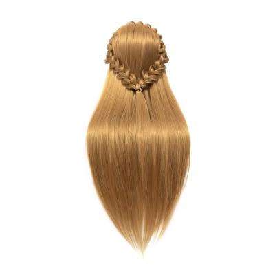 China With Head Arms Cosmetology Mannequin Hair Styling Training Head Synthetic Fiber Mannequin 26-28inches for sale