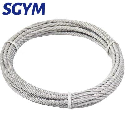 China MANUFACTURING 304 / 316 High Tension Stainless Steel Wire Rope 7*7 7*19 Rope for sale