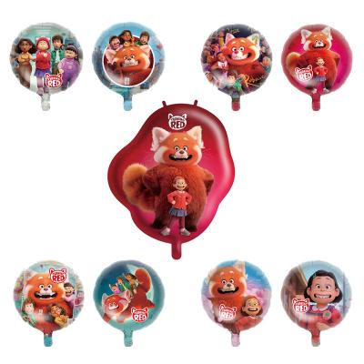 China Party Decoration New Arrival 2022 Movie Spinning Red Cartoon Character Around Foil Globos Balloons For Birthday Party Decoration for sale