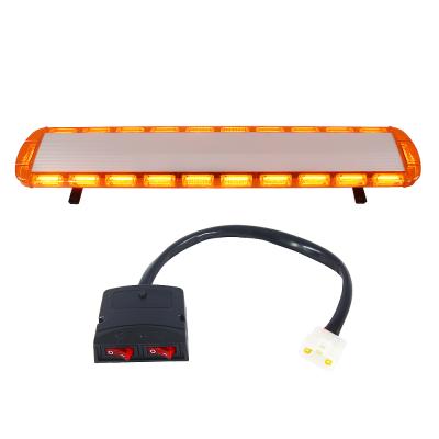 China PC lens & New Aluminum Body Design COB Lightbar Rescue Vehicle Ultra-thin Ultra Bright Aluminum Light Bar for sale