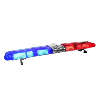 China waterproof & Security Dustproof Ultra Wide Vehicle Police HAIBANG Red Blue Flashing Lightbar Patrol Car Led Light Guide Emergency Light for sale