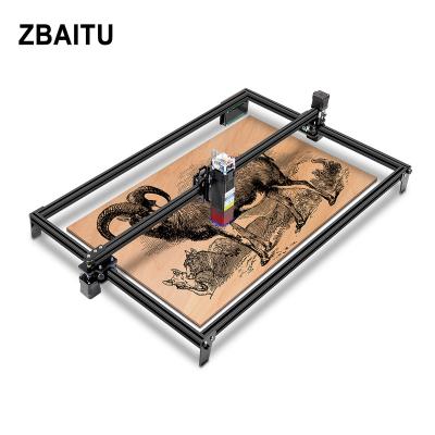 China 81*46cm Deep Marking 40W/80W CNC Laser Engraving And Cutting Machine Desktop Wifi/Offline Printing/32-bit MCU Work/24-hour Cut Thick Boards for sale