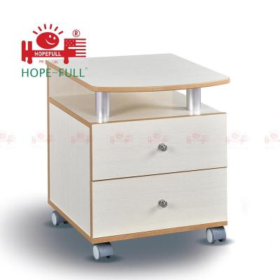 China Hospital Clinic Hosptial Use HOPEFULL Dental Medical Wooden Bedside Cabinet for sale