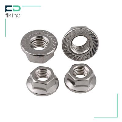 China Professional stainless steel standard stainless steel m15 flange nut for sale