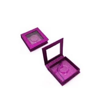 China New Eyelash Packaging Box Shape Mink Lashes Custom Eyelash Packaging Box Eyelash Box for sale