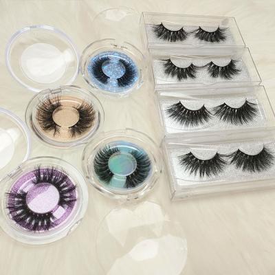 China Long 25 mm 3D Mink Lashes 25mm Natural Fluffy Vandors Mink Lashes Wholesaler Real mink lashes3d wholesaler for sale