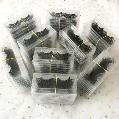 China Factory Wholesale Fashionable Natural Faux Mink 3D Mink Eyelashes Fur Crisscross Lashes Private Label 3D Mink Eyelashes for sale