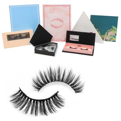 China Natural Soft Professional Wholesale Vendor Private Label False Tapered Eyelashes for sale