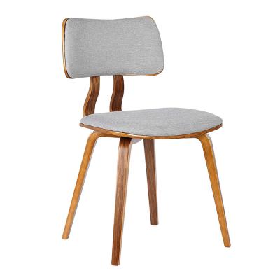 China Modern Nordic solid wood dining chair for home living room, simple and comfortable tables and backrest cafe restaurant chairs for sale