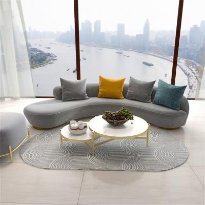 China Other Office Sofa Tea Table Combination Rest Area Fabric Art Sofa Bow Sofa Chair for sale