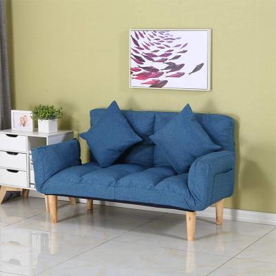 China Other simple and modern sofa bed, save space, home office lounge sofa. Modern style sofa with wooden legs for sale