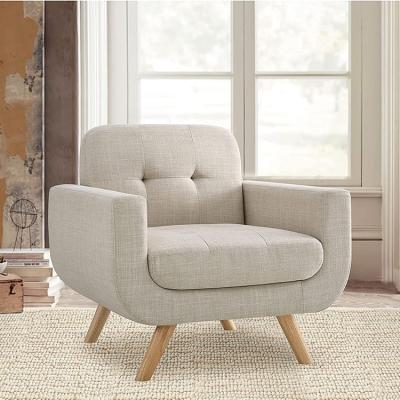 China Other modern fabric contemporary upholstered armchair accent chair sofa chair, suitable for living room for sale