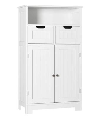 China (Height) Adjustable Ivory White Side Cabinet With Drawers For Home And Office for sale