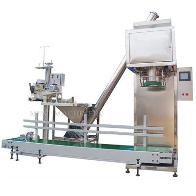 China 20kg / 25 Kg Food Auger Powder Filler Filling Machine Bags Weighing Packing Filling Sewing Machine for sale