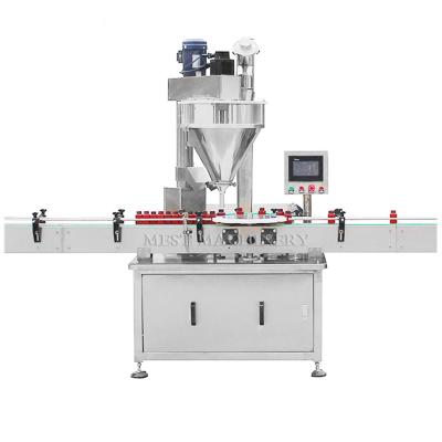 China Food Style Ginger Herbs Medicinal Powder Auger Rotary Filler Machine 10g 50g 100g 250g 300g 400g 600g for sale