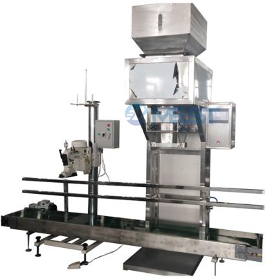 China 50Kg Food Pesticide Fertilizer Grain Granules Weighing Packing Machine Granule Packaging Machine for sale