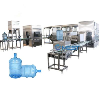 China Automatic Beverage Drinking Water Bottled Filling Line / 5 Gallon Mineral 5 Gallon Bottles Filler Machine for sale