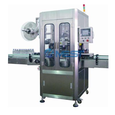 China Hot Sale Automatic Food Shrink Sleeve Labeling Machine Round PET Bottle Glass Square Flat Curve Cans Labeling Machine for sale