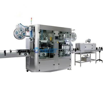 China Full Automatic Food PVC Hot Shrink Sleeve Labeling Machine Used For Carbonated Drinking Bottles With Lowest Price for sale