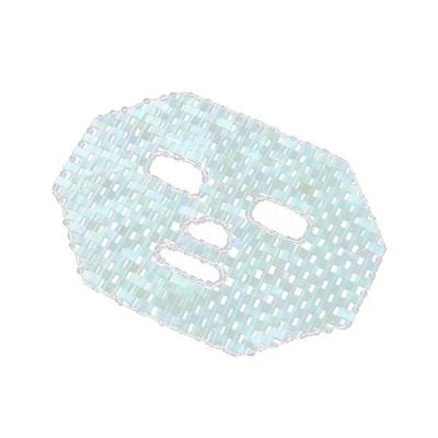 China New Design Handmade Xiuyan Jade Sleep Mask Full Face Natural Eye Mask Cooling Jade Eye Sleeping Mask Green Comfortable for sale