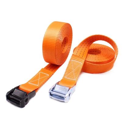 China High Resistant Ratchet strap cam buckle ratchet strap zinc buckle lashing belts cargo fixed tie for sale