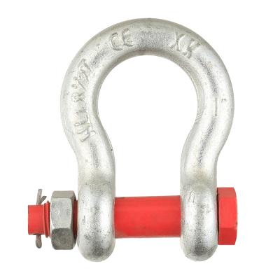 China Lifting Goods Rigging lifting shackle U-type bow horseshoe shackle D-type American shackle high strength forged lifting link for sale