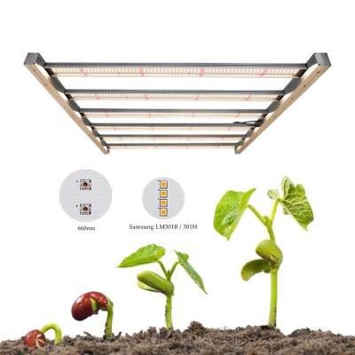 China Daisy Chain Meijiu Super Design A6 Full S 650W V2 LED Grow Light Kit, Meiju Hydroponic Led Strip Grow Lights For Plants Growing for sale