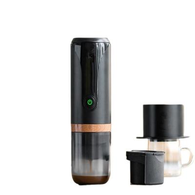 China Super portable coffee machine outdoor design mini capsule powder espresso coffee maker refill manual eco design for sale