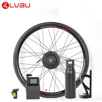 China 2022 high quality electric bike conversion kits for front/rear drive with lithium battery included 16-29 inch&700c 16-29 inch& 700c for sale