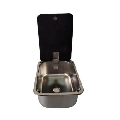 China Without Faucet Stainless Steel RV Cooker Sink Stainless Kitchen Sink For RV Van for sale