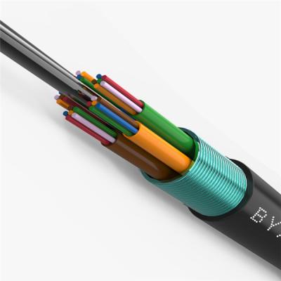 China Outdoor Heavy Armored Fiber Optic Duct And Conduit Price 24 Kilometer Single Mode Fiber Optic Cable GYTA GYTS 1 Core for sale