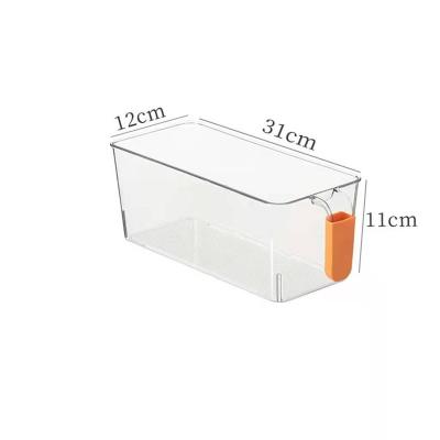 China Transparent Plastic Freshness Preservation Food Storage Box For Kitchen Refrigerator Food Grade Fresh-preservation Box For Vegetables And Fruits for sale