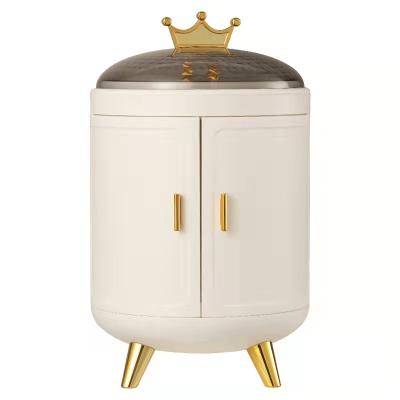 China Multifunctional Jewelry Storage Box Viable Double Door Large Capacity Jewelry Case for sale