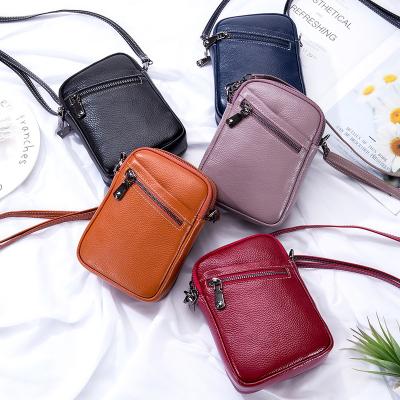 China Hot Sale Fashion Cell Phone Bag Women Long Wallets Coin Purse Ladies Shoulder Messenger Bag for sale