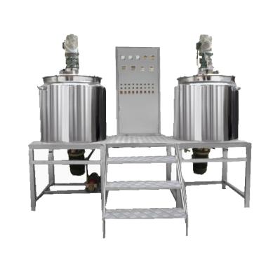 중국 500L 1000L Liquid Soap Viscous Liquid Hair Detergent Shampoo Preparing Machine Mixer Homogenizing Emulsifier 판매용