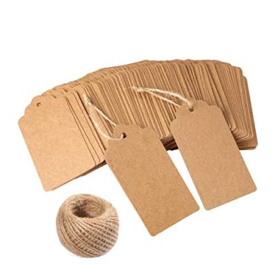 China Wholesale High Quality Sustainable Custom Design Recycled Eco Brown Card Swing Paper 450gsm Tag Kraft Paper Tag for sale