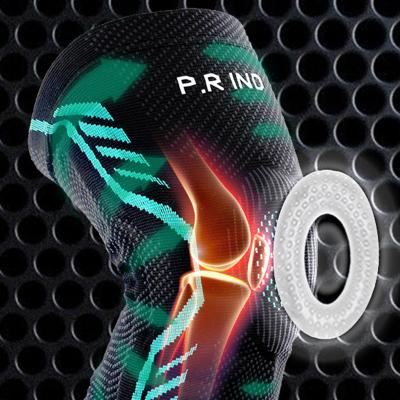 China Adult Gym Breathable Comfortable Elastic Workout Basketball Sport Running Knee Support Sleeve Pads Compression Knee Brace for sale