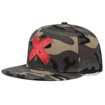 China Fashion Wholesale Custom Camouflage Sport Style Mesh Trucker Hat Pattern Cotton 3D Embroidery Logo Camouflage Snapback Hats for sale