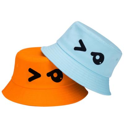 China Fashion Luxury Custom Logo Print Cotton Unisex Women Adult Fisherman Kids Bucket Hat for sale