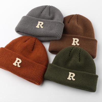 China Wholesale Custom Knitted Knitted Hats Logo Beanie Hat Printing Acrylic Knit Beanie Hats With Winter Beanie Hat for sale