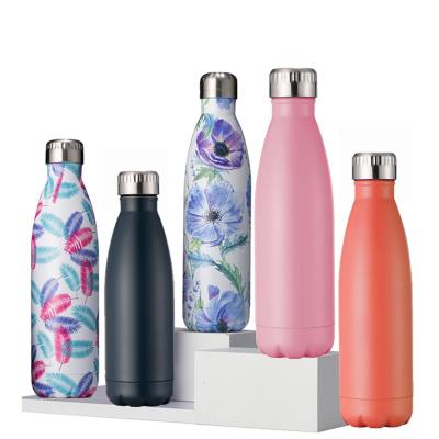 China Viable Trendy Hot Products Custom Logo Portable Stainless Steel Sport Gym Water Bottle for sale