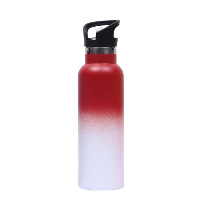 China Sustainable Wholesale Hydraulic Wide Mouth Eco-Friendly Stainless Steel Water Bottle Double Wall Vacuum Flask for sale