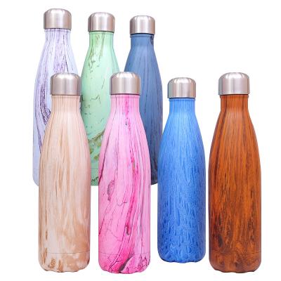 China 304 Stainless Steel Vacuum Viable Shape Cola Electroplating Sports Water Bottle for sale