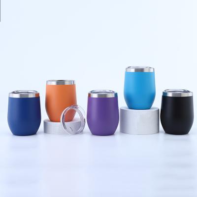 China Disposable Colored Stainless Steel Insulated Stainless Steel 12oz Sip Wine for sale