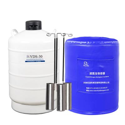 Китай Storage Dewar Vessel 15-35 Liter Liquid Nitrogen Bottle Cryo Container Semen Tank Liquid Nitrogen Storage Tank Supplier продается