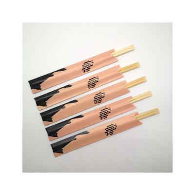 China Hot Selling One Time Disposable Chopsticks Sleeve Custom Logo for sale