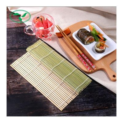 China Sustainable High Quality Bamboo Sushi Mat Roller Rice Kit Rolling Mat for sale