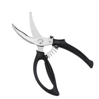 China Durable ABS Stainless Steel Sharp Blade Kitchen Powerful Chicken Bone Scissors for sale